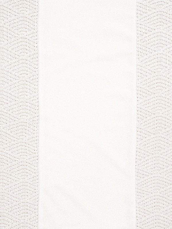 Aankleedkussenhoes Jollein | River Knit | cream white