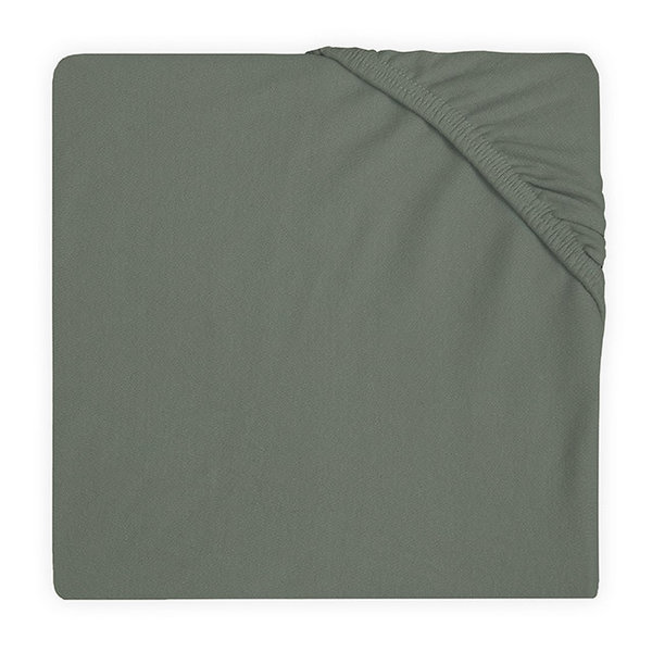Hoeslaken Jollein | 2-Pack | ash green | 60x120cm
